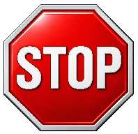 Stoppschild aus dem Venalis-12-Lizenzhinweis